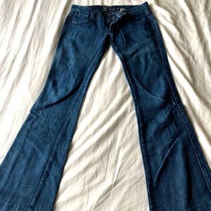 2006 Frankie B Ultra Low Rise Flare Jeans Size 2